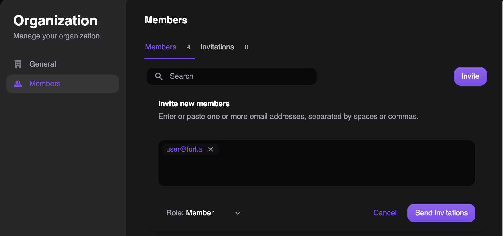 Invite members