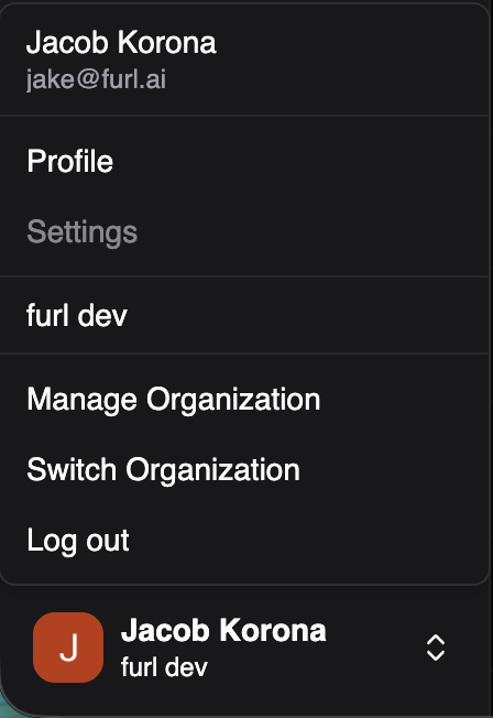User profile